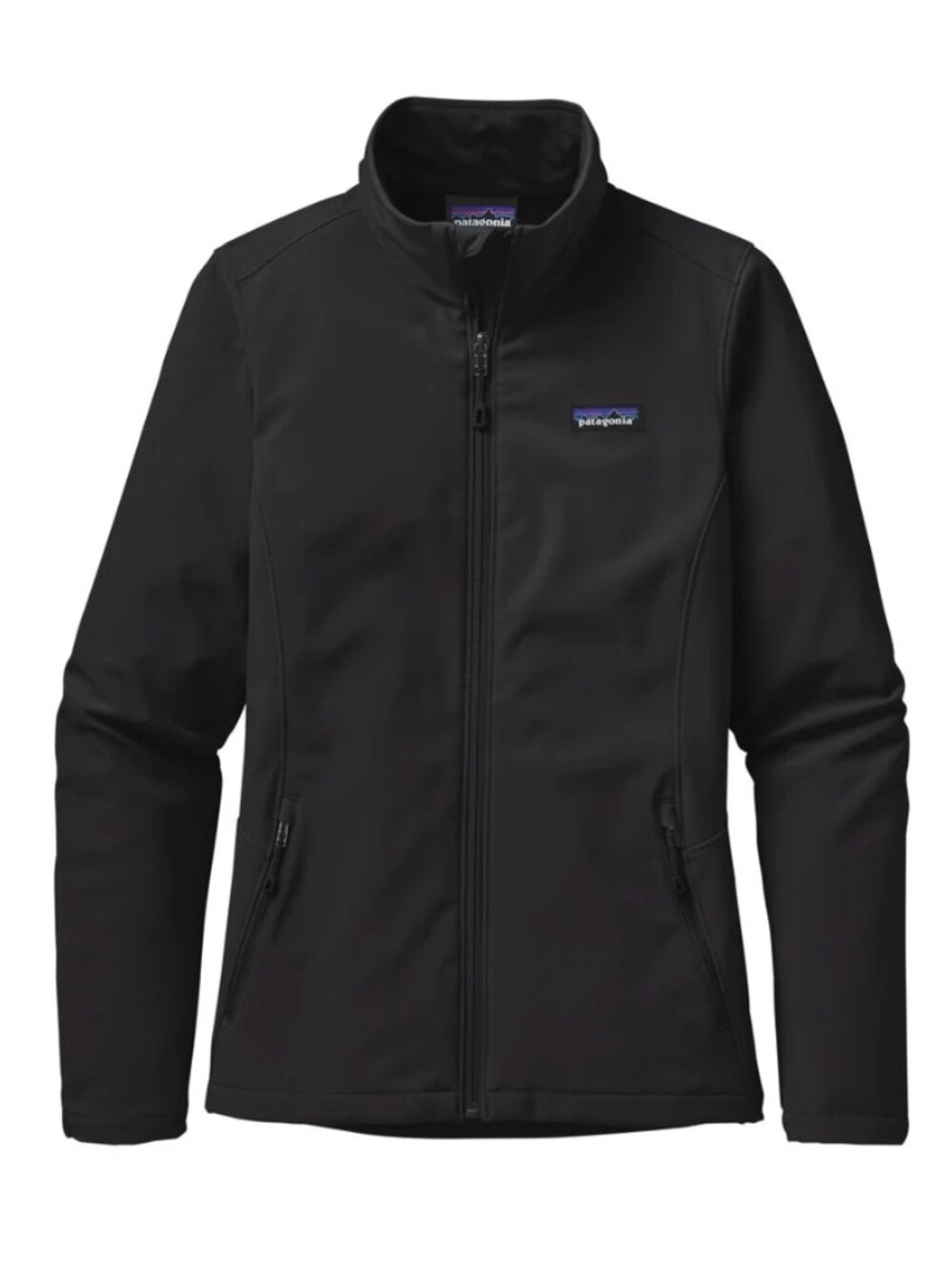 Patagonia Black Sidesend Soft Shell Full Zip Jacket Size S